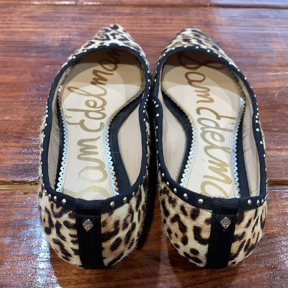 Sam Edelman Rivera Flats Animal Print Sz 7.5 - Picture 11 of 17